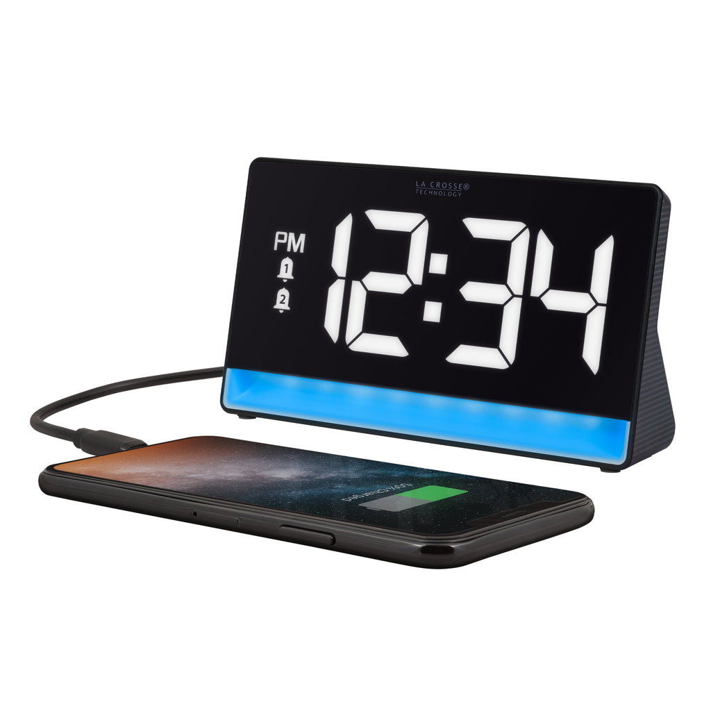 La Crosse Technology Digital Color Changing Deep Sleep Alarm Clock
