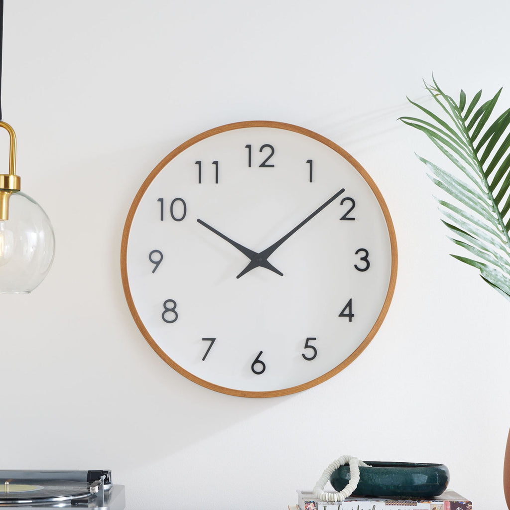 Better Homes & Gardens 20" Quartz Modern Indoor Wall Clock, Easy Installation