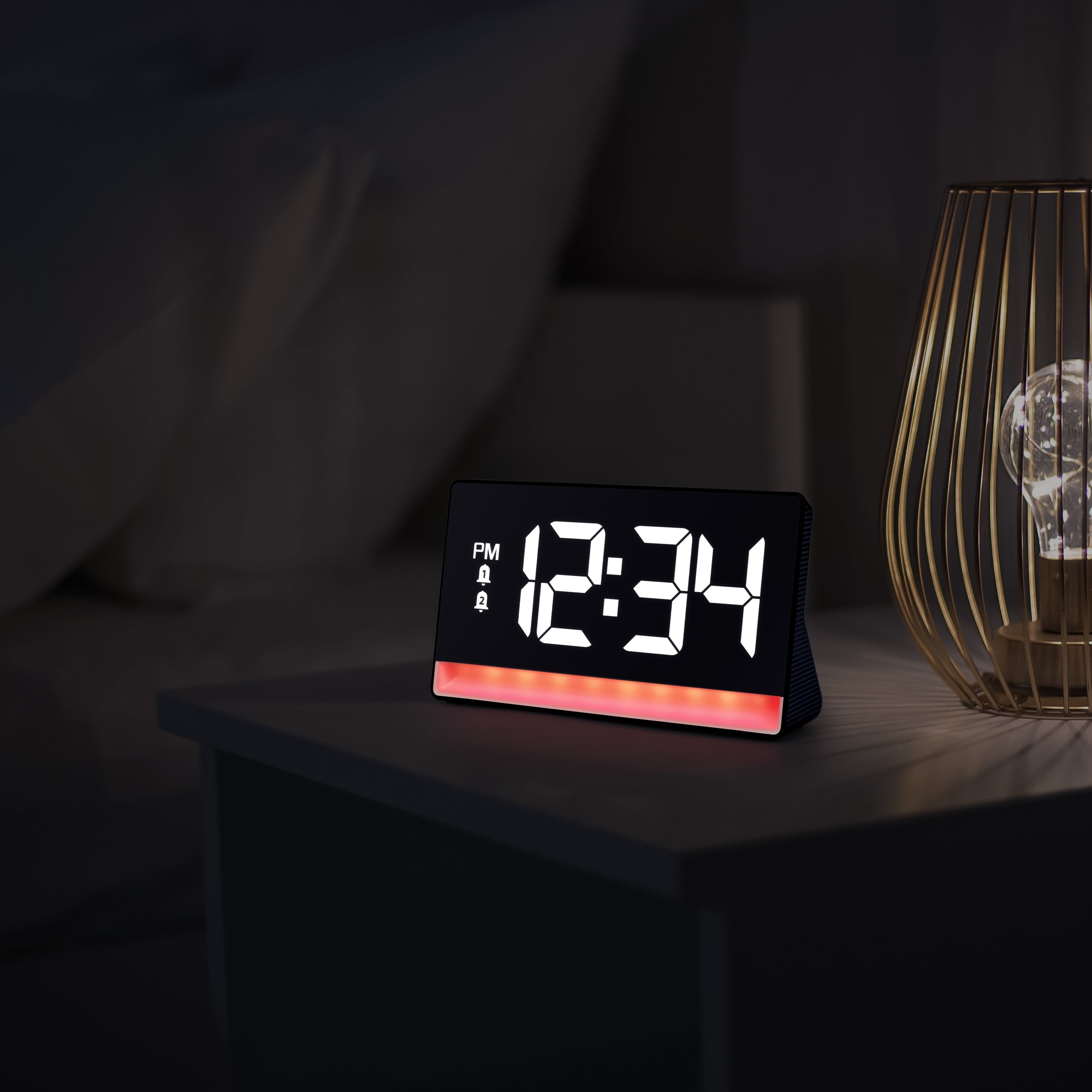 La Crosse Technology Digital Color Changing Deep Sleep Alarm Clock