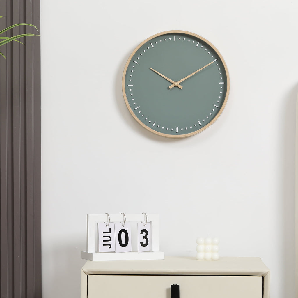 Better Homes & Garden 11.5" Quartz Indoor Decorative Clock, Raised Hour and Minute Markers